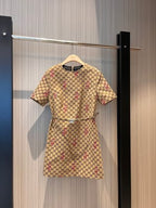 Gucci Beige Polyester Fiber