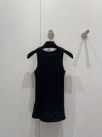 CC 25 Patterned Knitted Vest