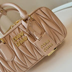 MiuMiu Arcadie matelassé nappa bag leather