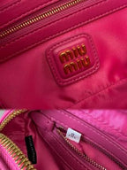 MiuMiu Arcadie matelassé nappa bag leather