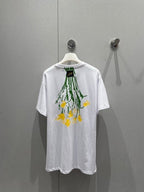 Loewe 25 Floral Round Neck Short-sleeved T-shirt Cotton