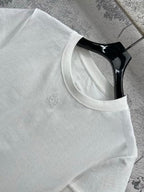 Loewe 25 Hollow Lace Short Sleeves t-shir Cotton