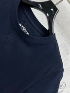 Loewe 25 Hollow Lace Short Sleeves t-shir Cotton