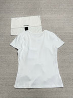 CC 25 Bow Knitted T-shirt Cotton