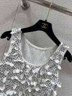 CC 25 Flower Vest Polyester Fiber