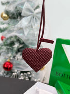 Bottega Veneta Heart Charm Lambskin