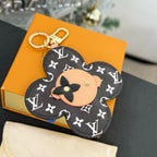 LV Vivienne Head Bag Charm in Monogram Black Canvas