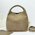 Loro Piana Bale Bag 36cm Beige Smooth Cow Leather