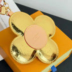 LV Vivienne Head Monogram Mirror Gold Canvas Leather