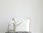 Chanel 25s Hobo Medium Backpack White Calfskin 340203