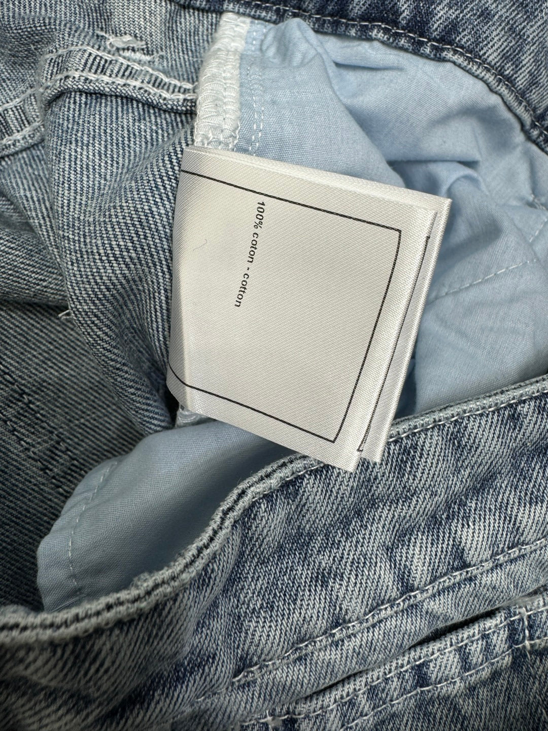 CHANEL DENIM MINI SKIRT