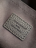 Lv Nil Messenger Black Damoflage Black Canvas- Black Metal