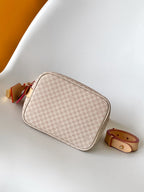 LV M15130 All In BB 16cm Sand Color Romance Pattern Cowhide GHW