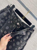 CC 25 Jeans Black Cotton