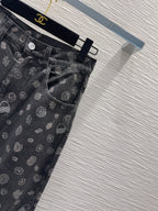 CC 25 Jeans Black Cotton