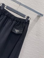 PRADA 25S A-LINE PLAID VELVET SKIRT 256