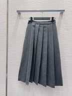 PRADA 25S LONG PLEATED SKIRT 212