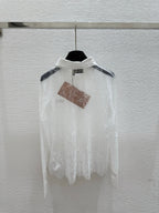 MIUMIU LONG-SLEEVE LACE SHIRT 267993