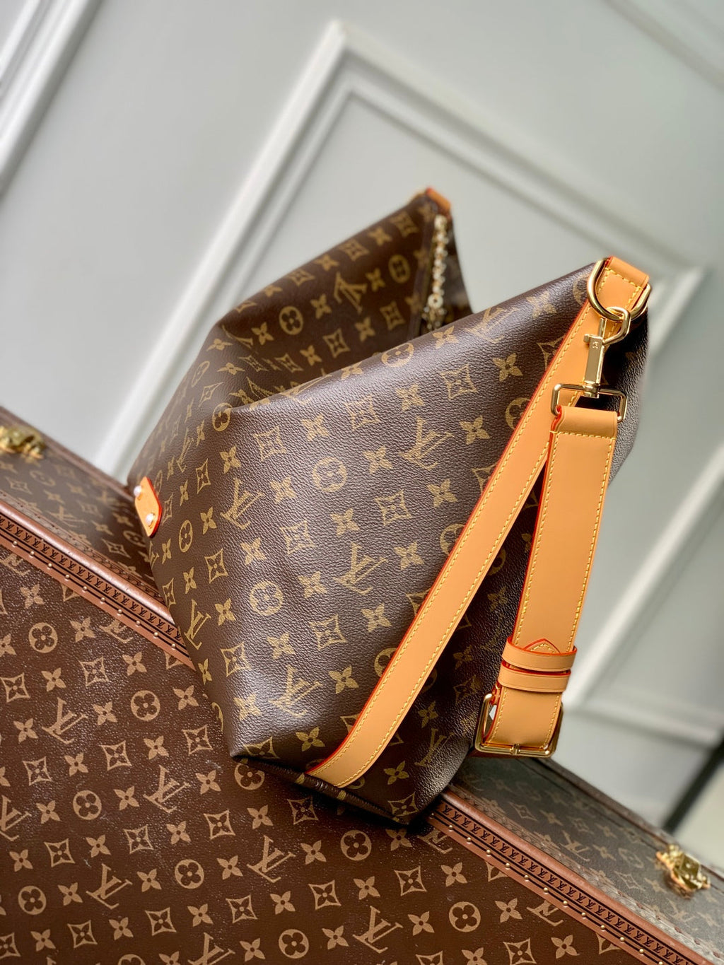 Vagabond Hobo bag 38cm Brown Leather 250738