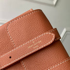 LV Lock Bag Brown Gold Calfskin 240869
