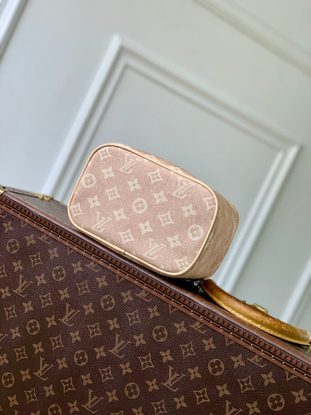 LV 2025 Nice Bag 20cm Beige Canvas 346583