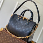 LV 2025 Speedy Bandoulière 25 Black Calfskin 347095