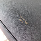 LV 2025 Low Key Duffle Tote Bag 43 Black Calfskin 347098