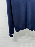 GUCCI V-NECK LONG-SLEEVE KNIT SWEATER 274823