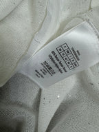 DIOR LACE-KNIT LONG-SLEEVE HOODIE WHITE 274970