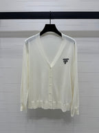 PRADA LONG-SLEEVE KNIT CARDIGAN 269461