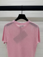 MIU 25S SHORT SLEEVE ROUND NECK CARDIGAN 264270