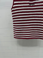 PRAD 25S STRIPED SWEATER 264183