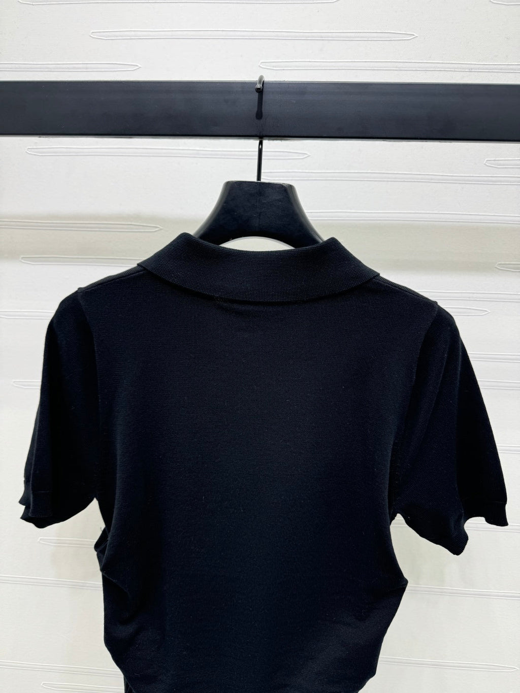 PRAD 25S SHORT SLEEVE KNIT TOP 264123