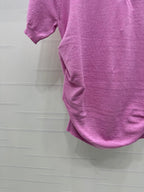 PRAD 25S SHORT SLEEVE KNIT TOP 264121