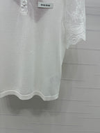 MIU 25SSEE THROUGH COLLAR SHIRT 264111