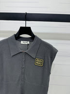 MIU 25S SWEATER VEST 264087