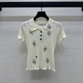 DIOR 25S RHINESTONE SWEATER 264083