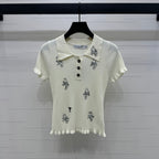 DIOR 25S RHINESTONE SWEATER 264083
