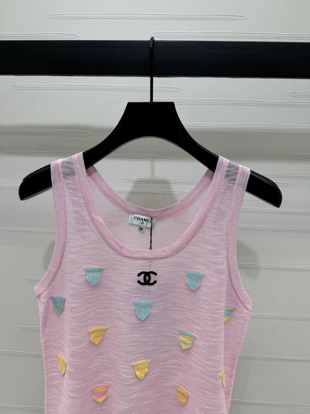 CHANEL 25S PATCHWORK TANK TOP 264143
