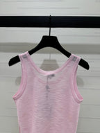 CHANEL 25S PATCHWORK TANK TOP 264143