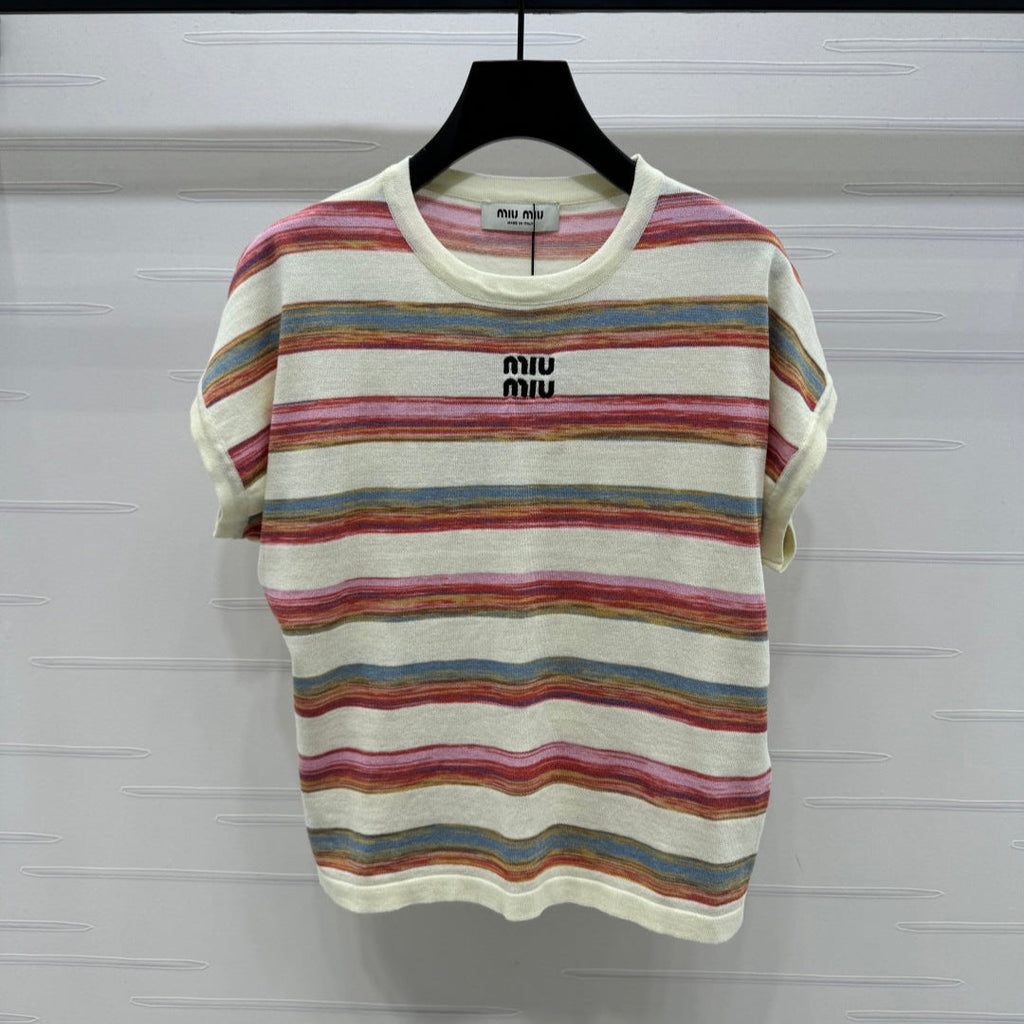 MIU 25S FLYING SLEEVE KNIT SWEATER 264146