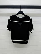 LOEWE 25S SHORT SLEEVE KNITTED CAPE 264036