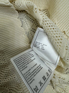 CHANEL 25S HOLLOW KNIT VEST 264154