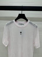 DIOR 25S BUTTERFLY WOVEN T-SHIRT 264062