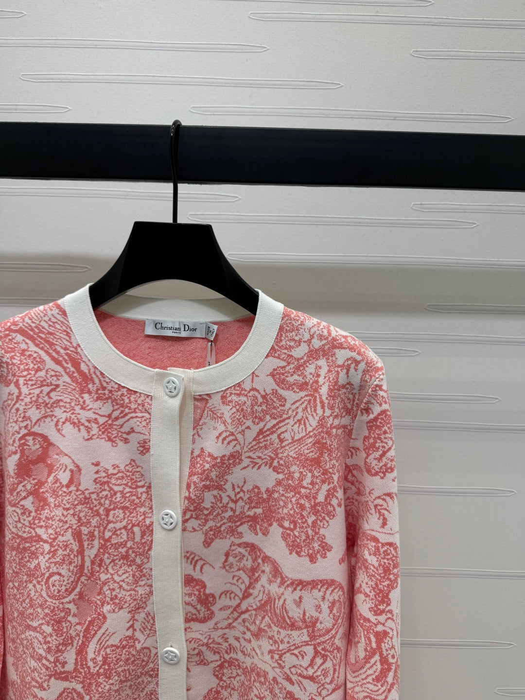 DIOR ROUND-NECK KNIT CARDIGAN 274878