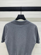 BURBERRY SHORT-SLEEVE KNITTED POLO SHIRT 274846