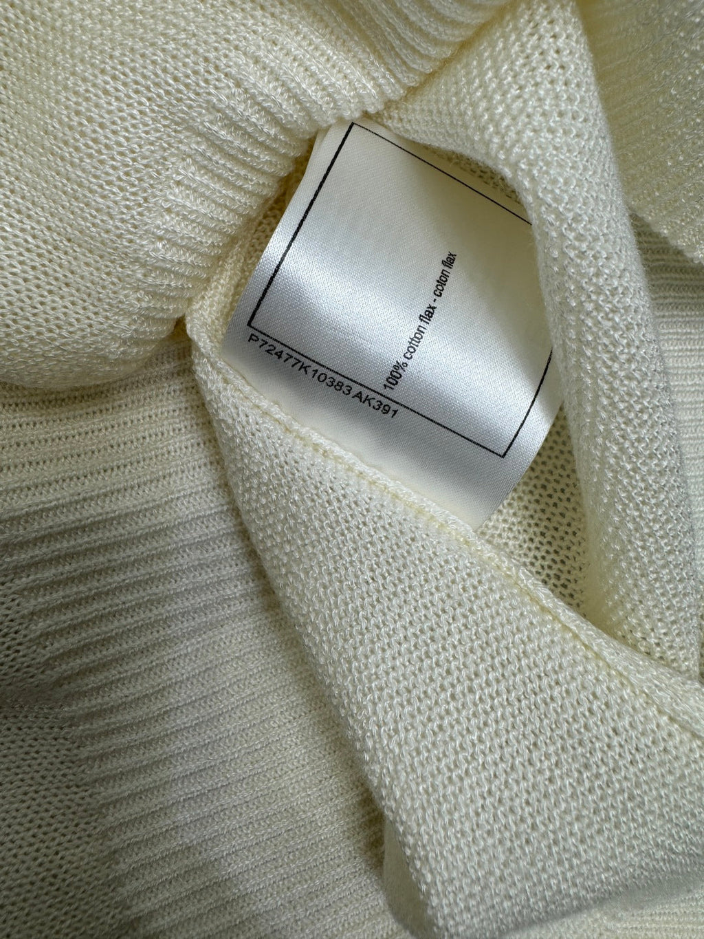 CHANEL SHORT-SLEEVE CREW NECK SWEATER 269419