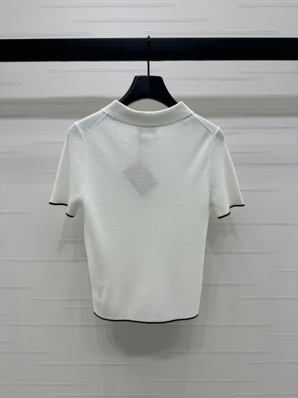 MIUMIU SHORT-SLEEVE KNIT POLO 269424