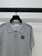 CHANEL POLO SHIRT GREY 274898