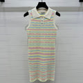 MIUMIU SLEEVELESS DRESS WITH COLLAR 274939